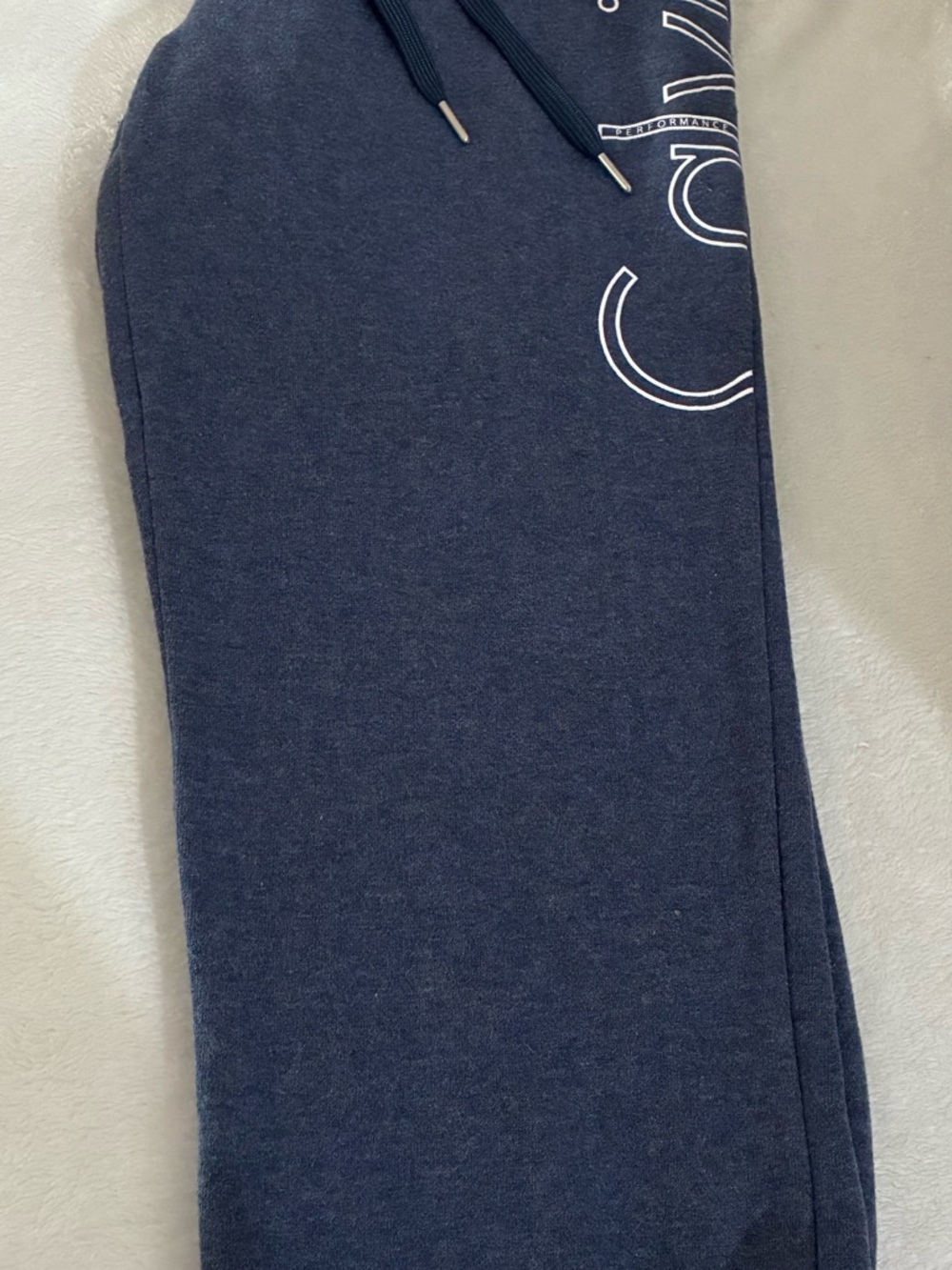 Calvin Klein Navy Jogger Sweatpants | Logo Side | Cozy Lounge Fit - Picture 6 of 9